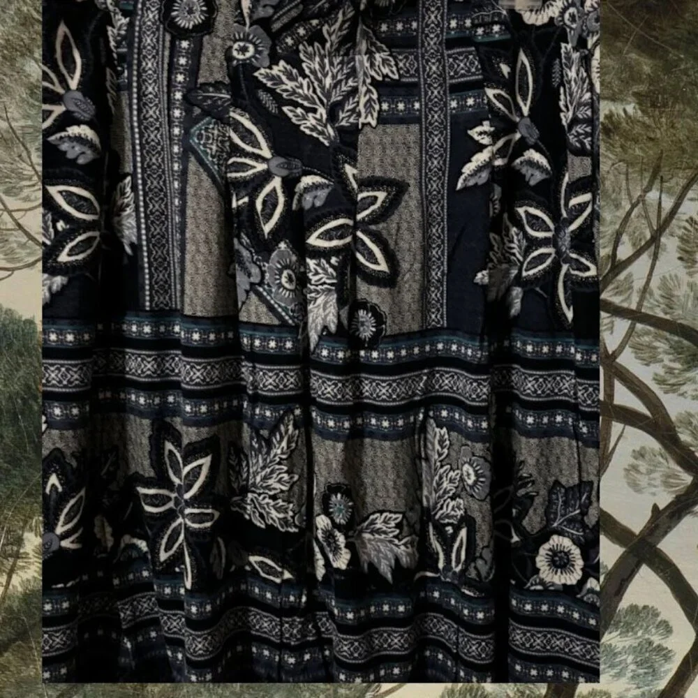 J. Jill Floral Skirt